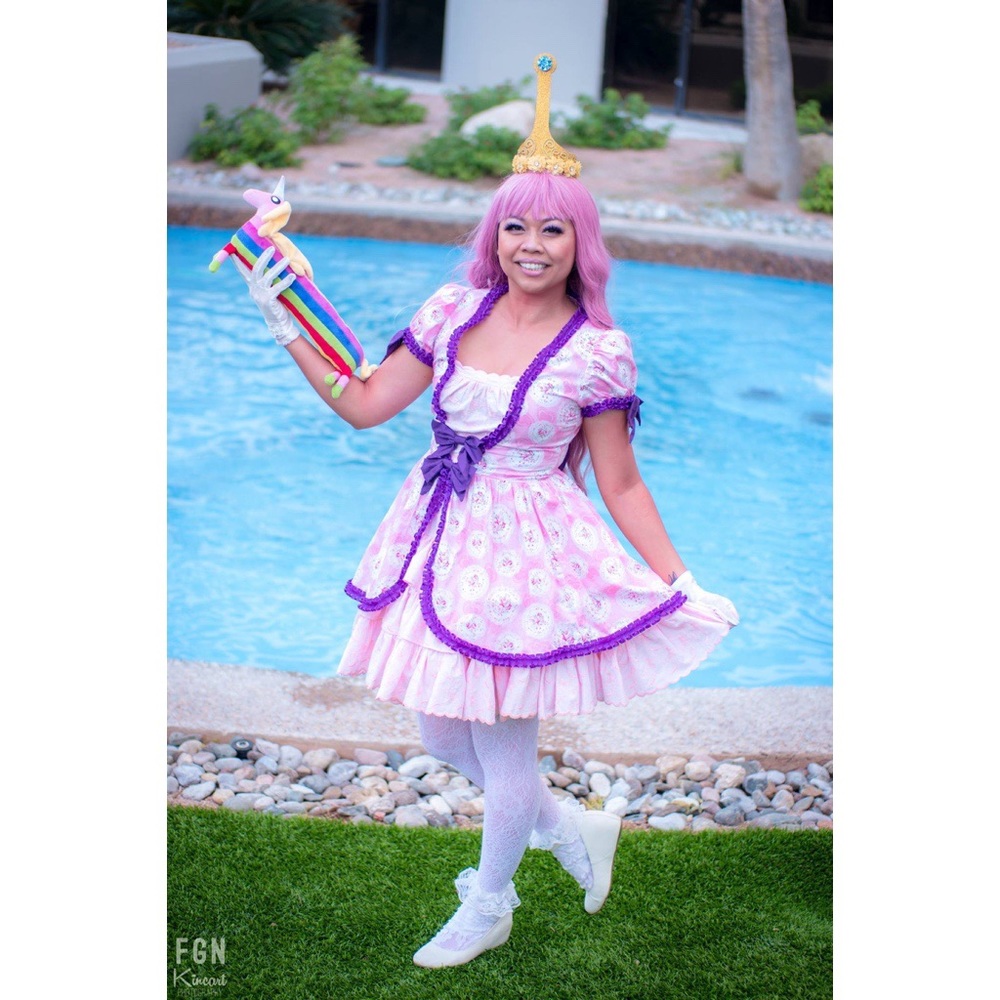 Handmade Lolita Princess Bubblegum Costume Cosplay